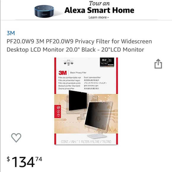 3M privacy screen 3 filters new - Picture 3 of 8